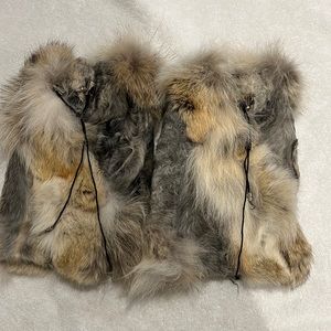 Fur shoe or boot cover